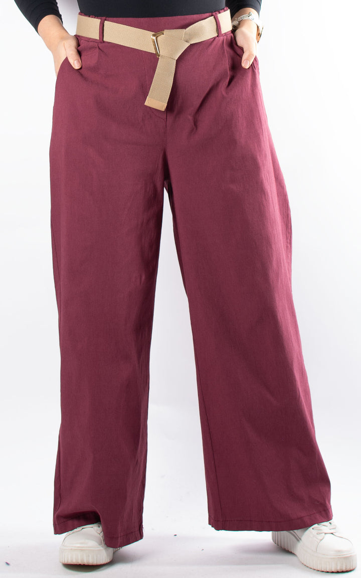 Sharon Magic Trousers | Burgundy