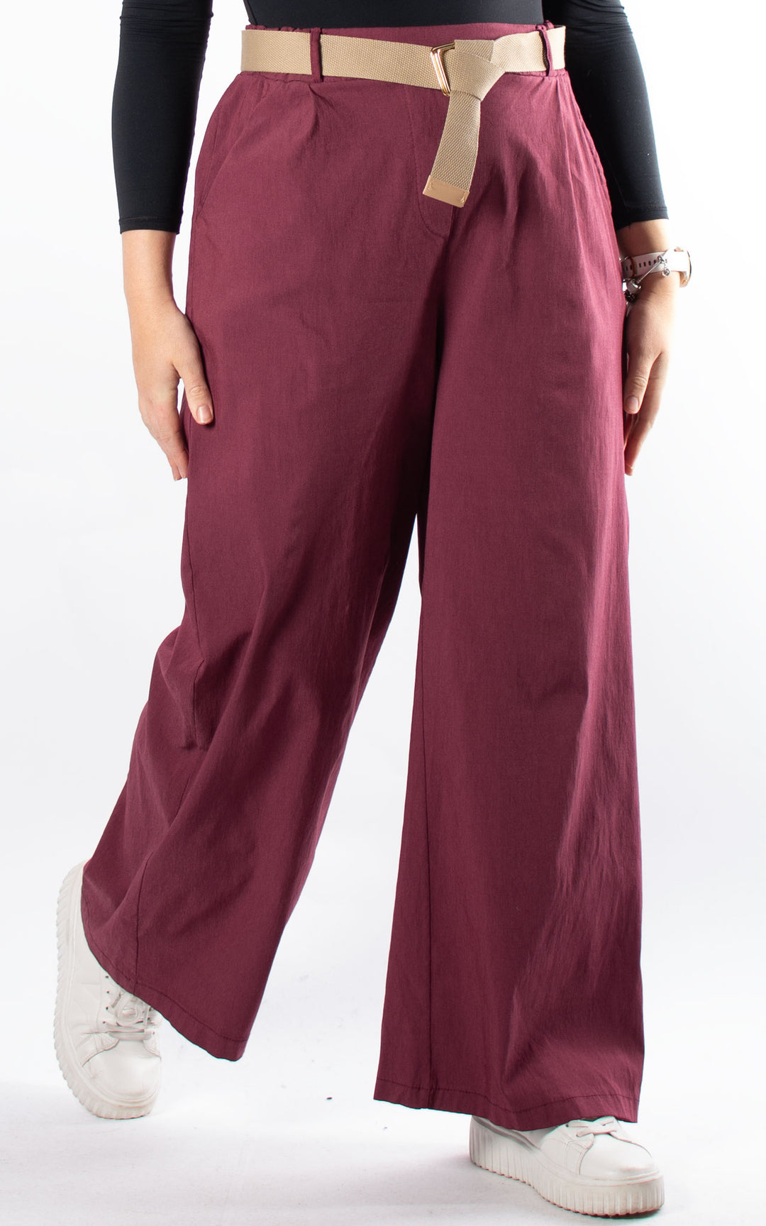 Sharon Magic Trousers | Burgundy