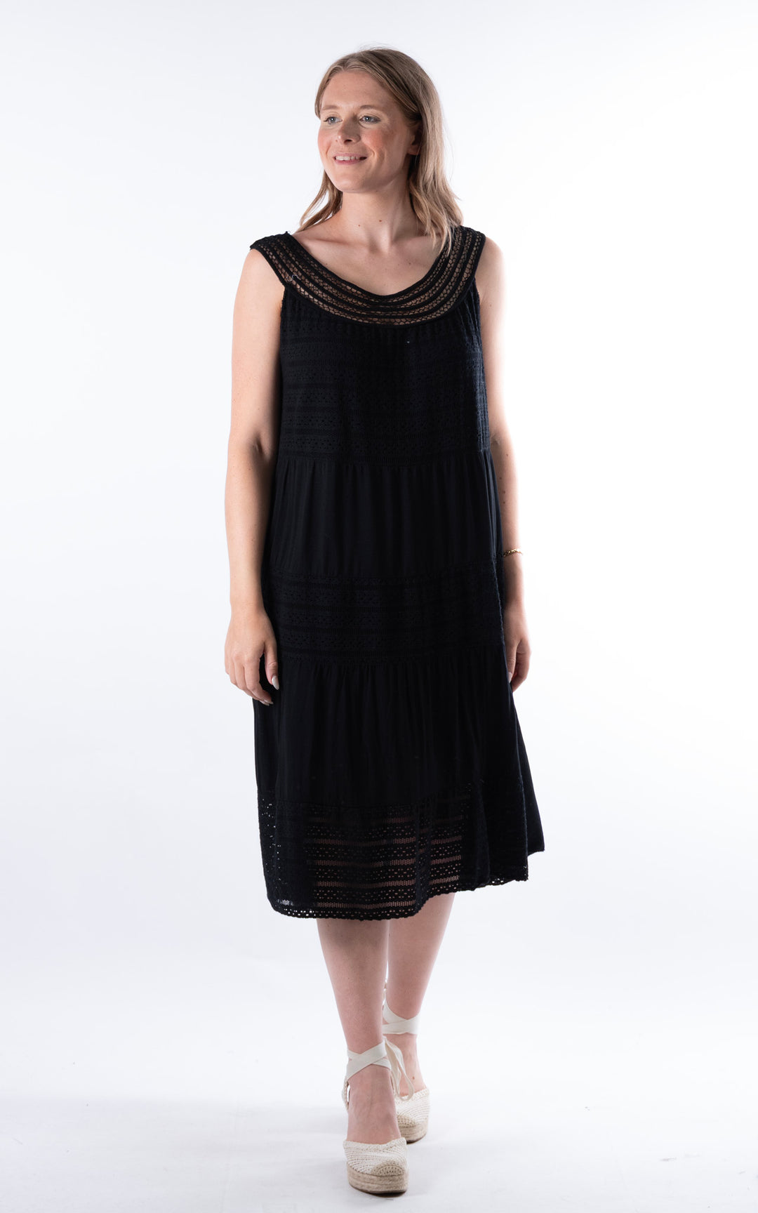 Shaya Midi Dress | Black