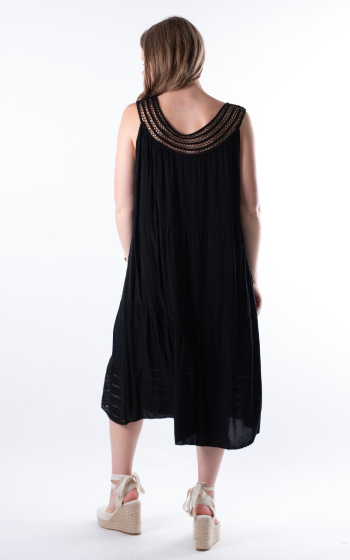Shaya Midi Dress | Black