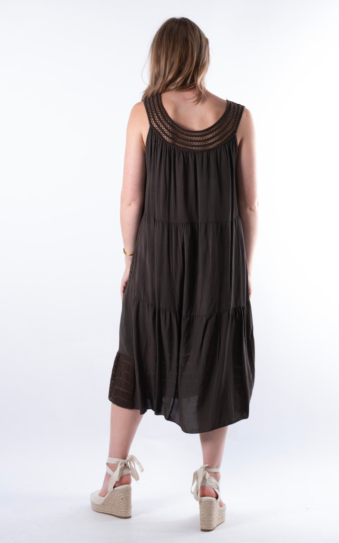 Shaya Midi Dress | Chocolate