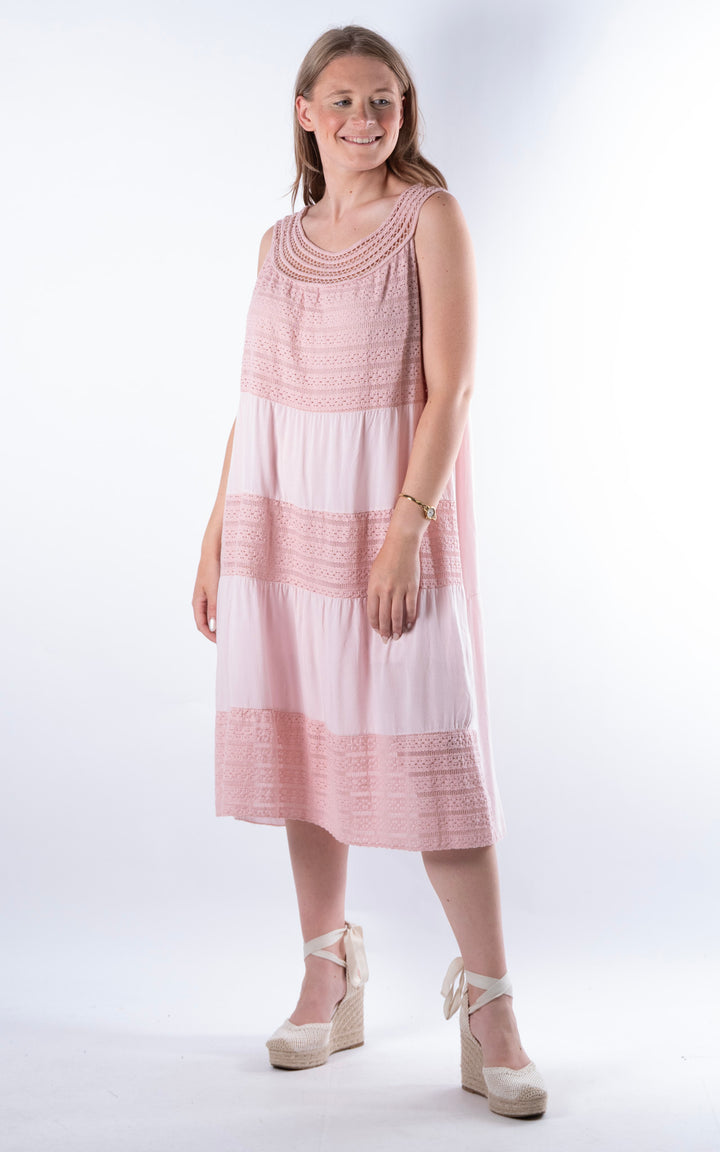 Shaya Midi Dress | Pink
