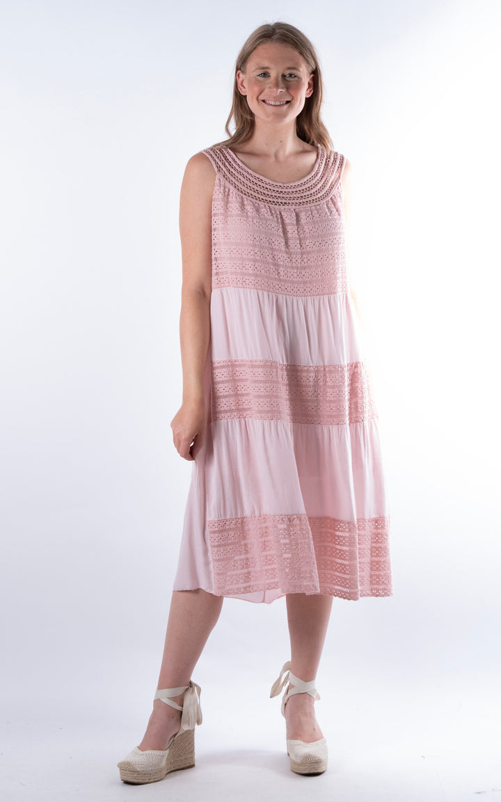 Shaya Midi Dress | Pink