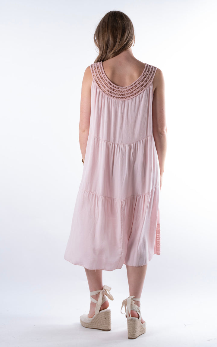 Shaya Midi Dress | Pink