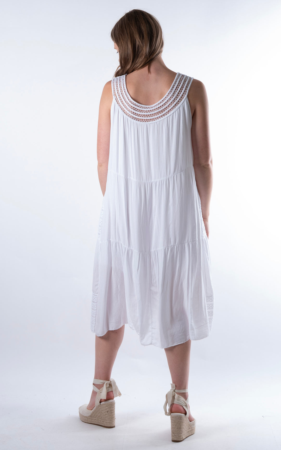 Shaya Midi Dress | White
