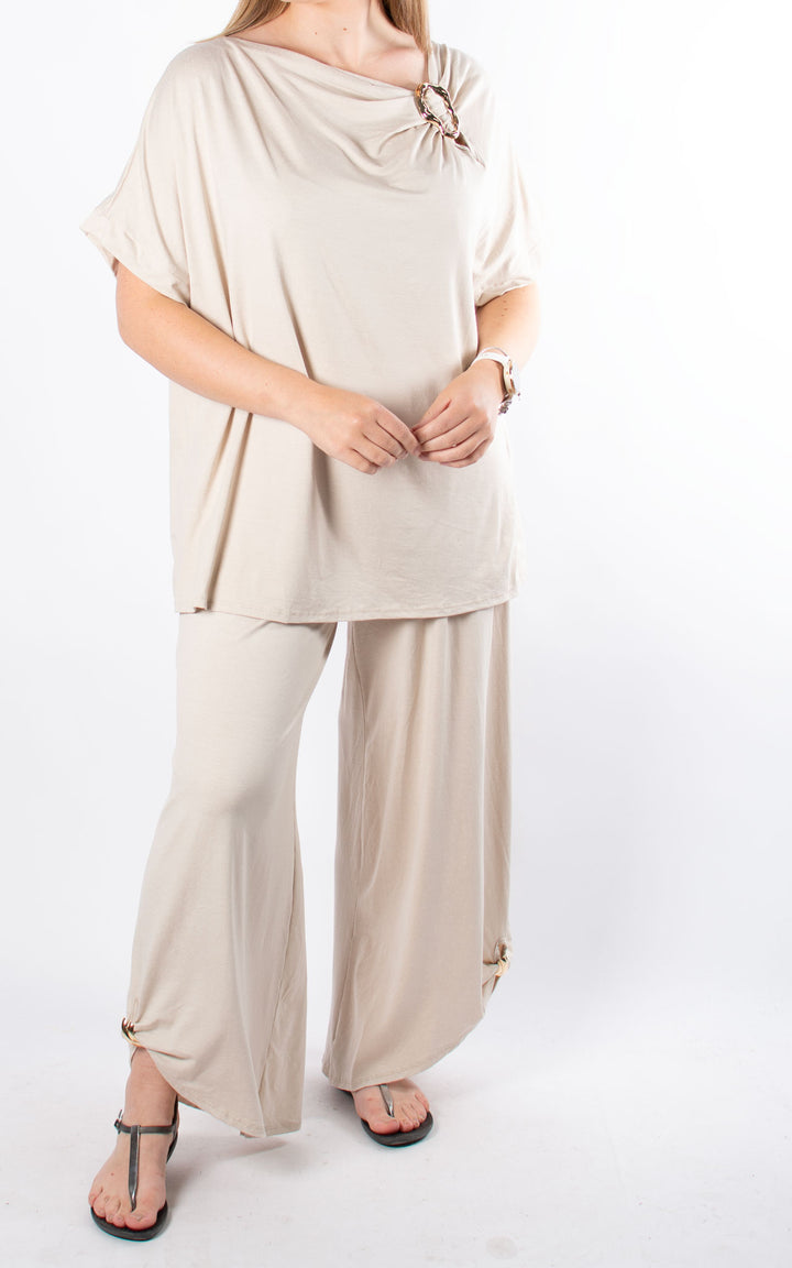 Sheila Trousers | Beige