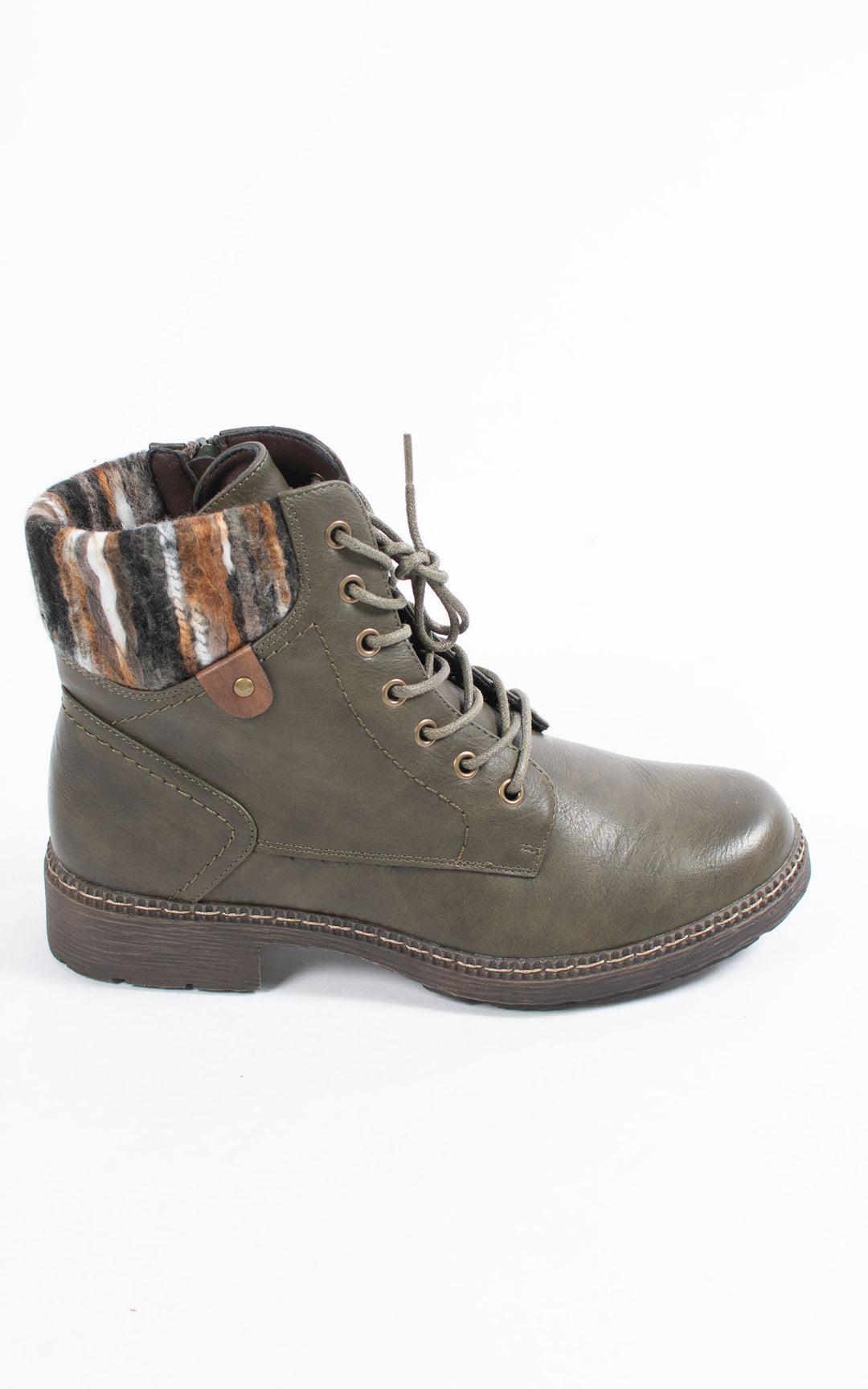 Shelley Ankle Boots | Khaki