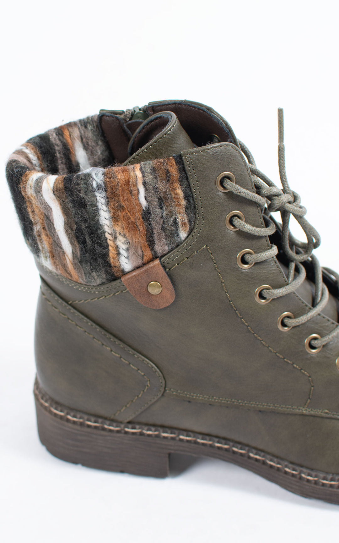 Shelley Ankle Boots | Khaki