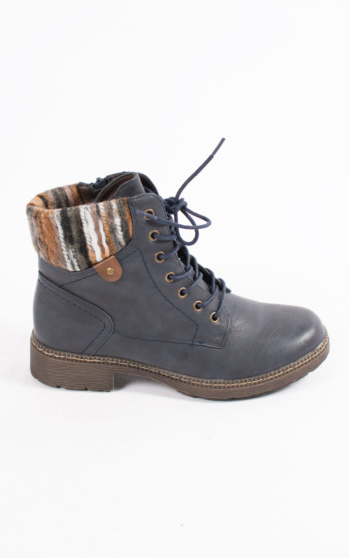 Shelley Ankle Boots | Navy