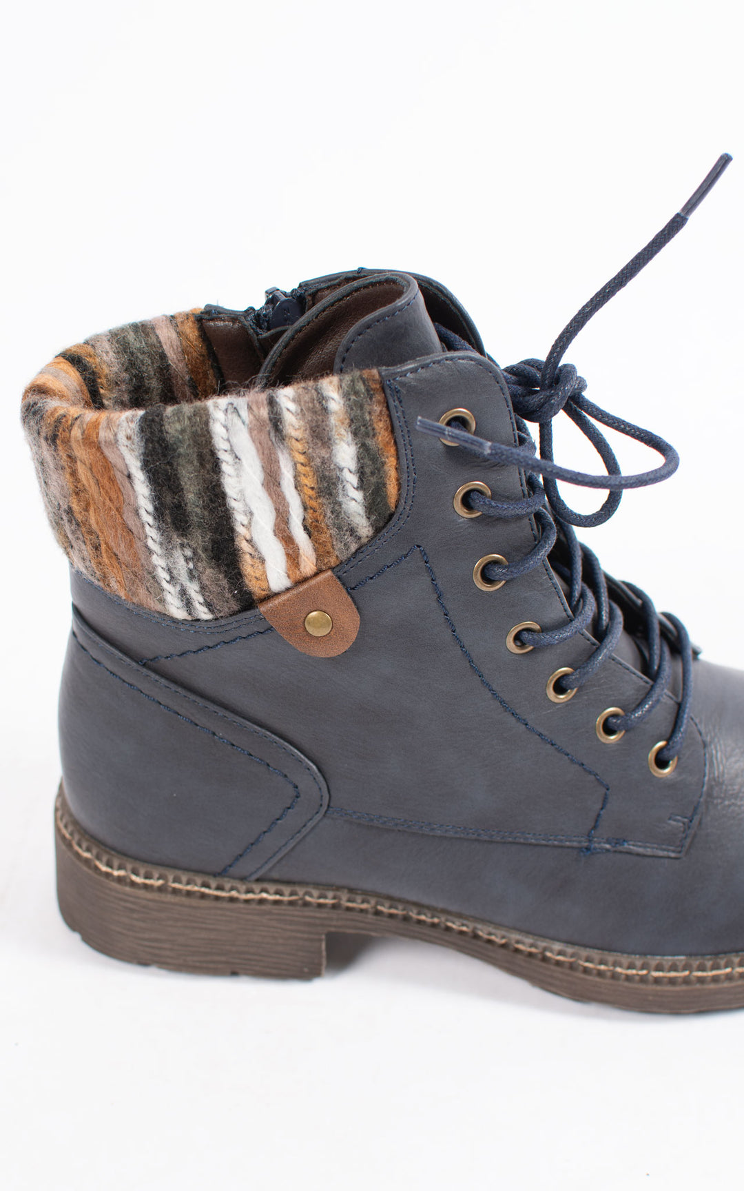 Shelley Ankle Boots | Navy