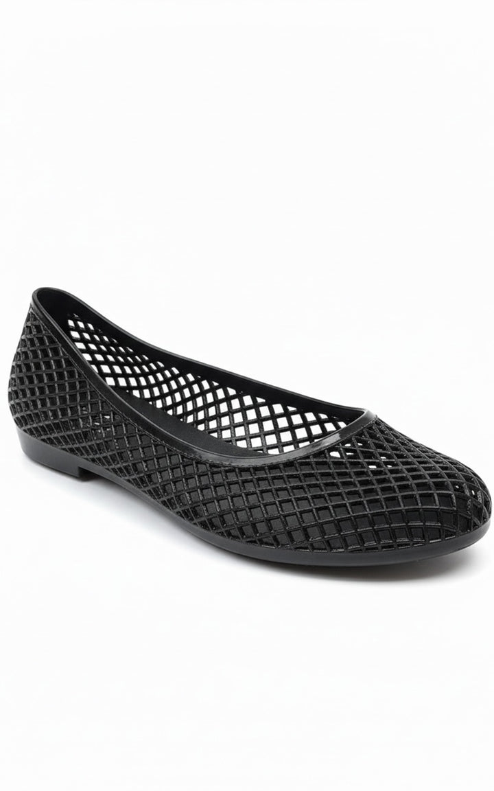 Shimmer Ballet Flats | Black