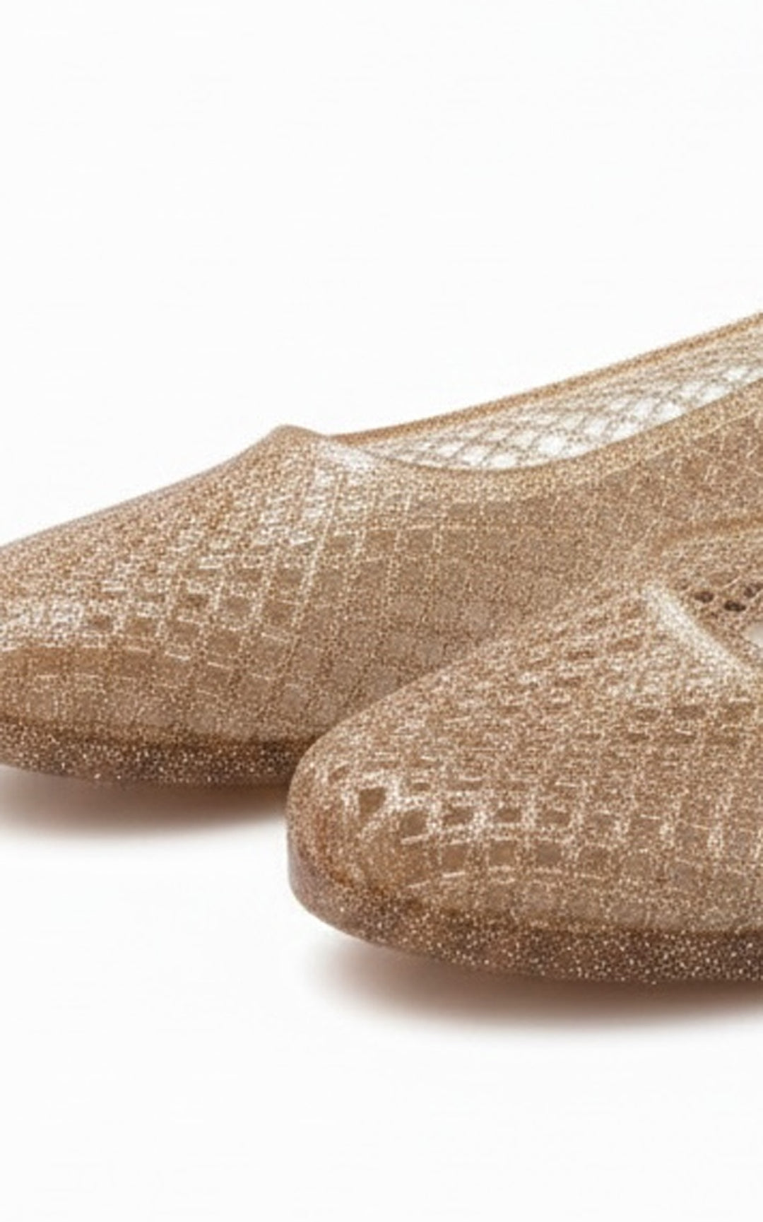 Shimmer Ballet Flats | Champagne
