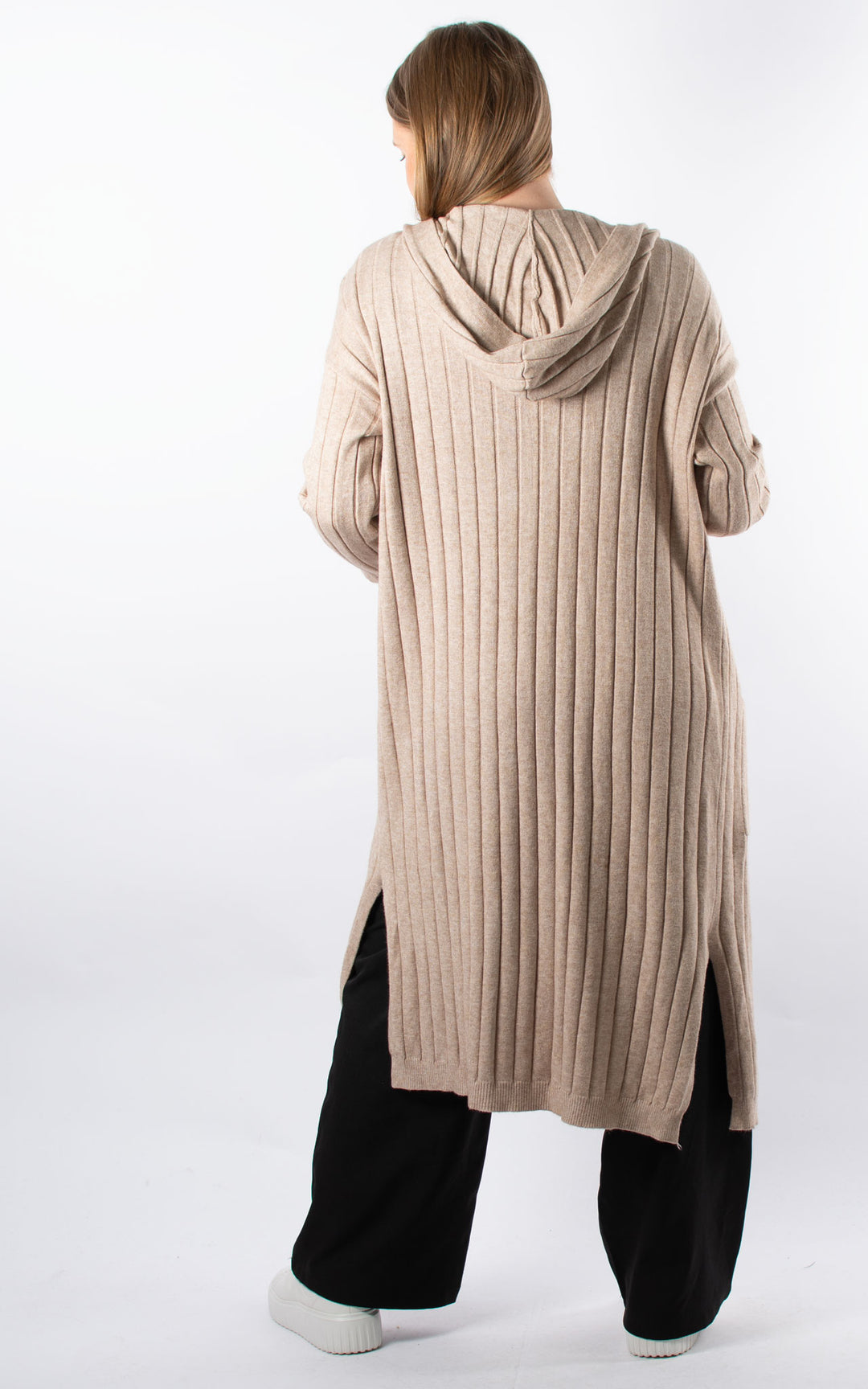 Shona Hooded Cardigan | Biscuit