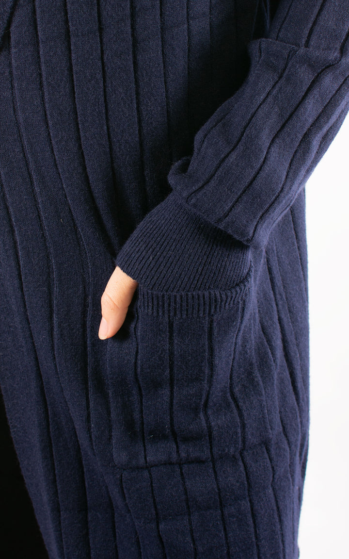Shona Hooded Cardigan | Navy