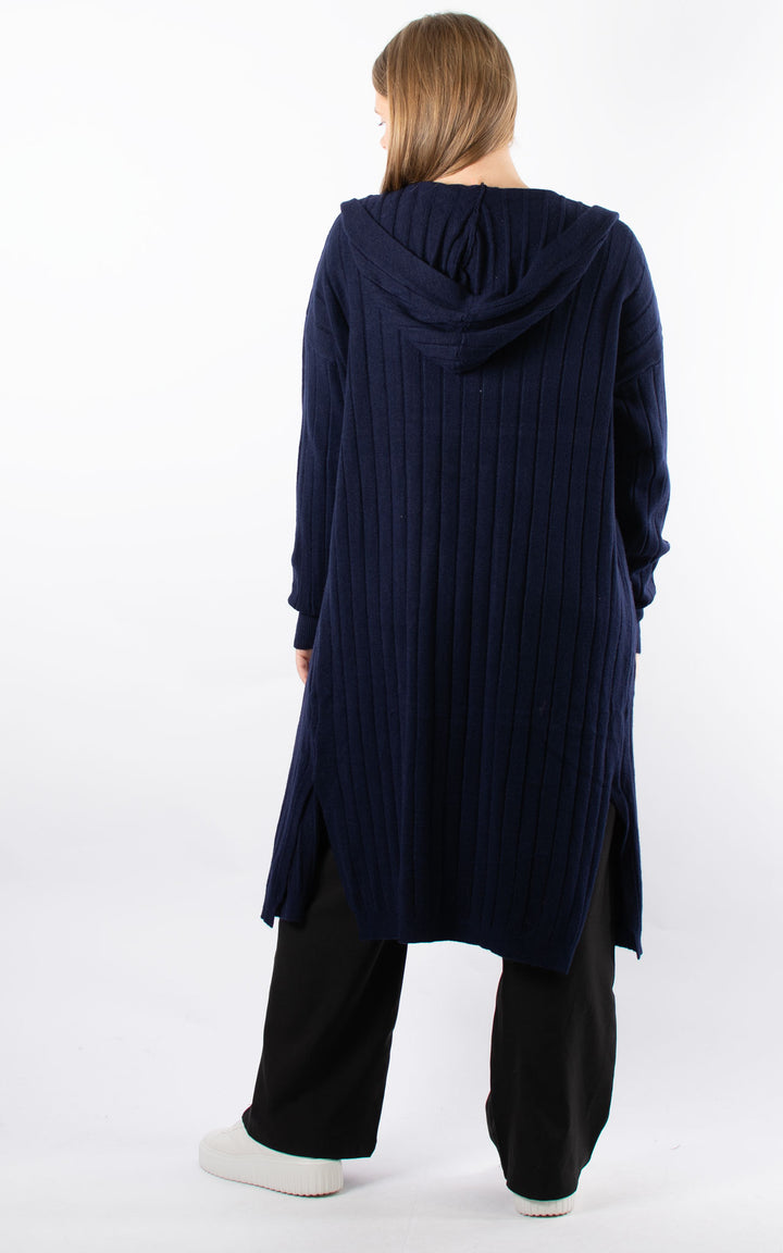 Shona Hooded Cardigan | Navy