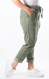 Side Strap Magic Jogger | Khaki