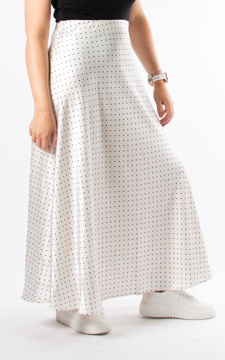Silky Skirt | Polka Dot