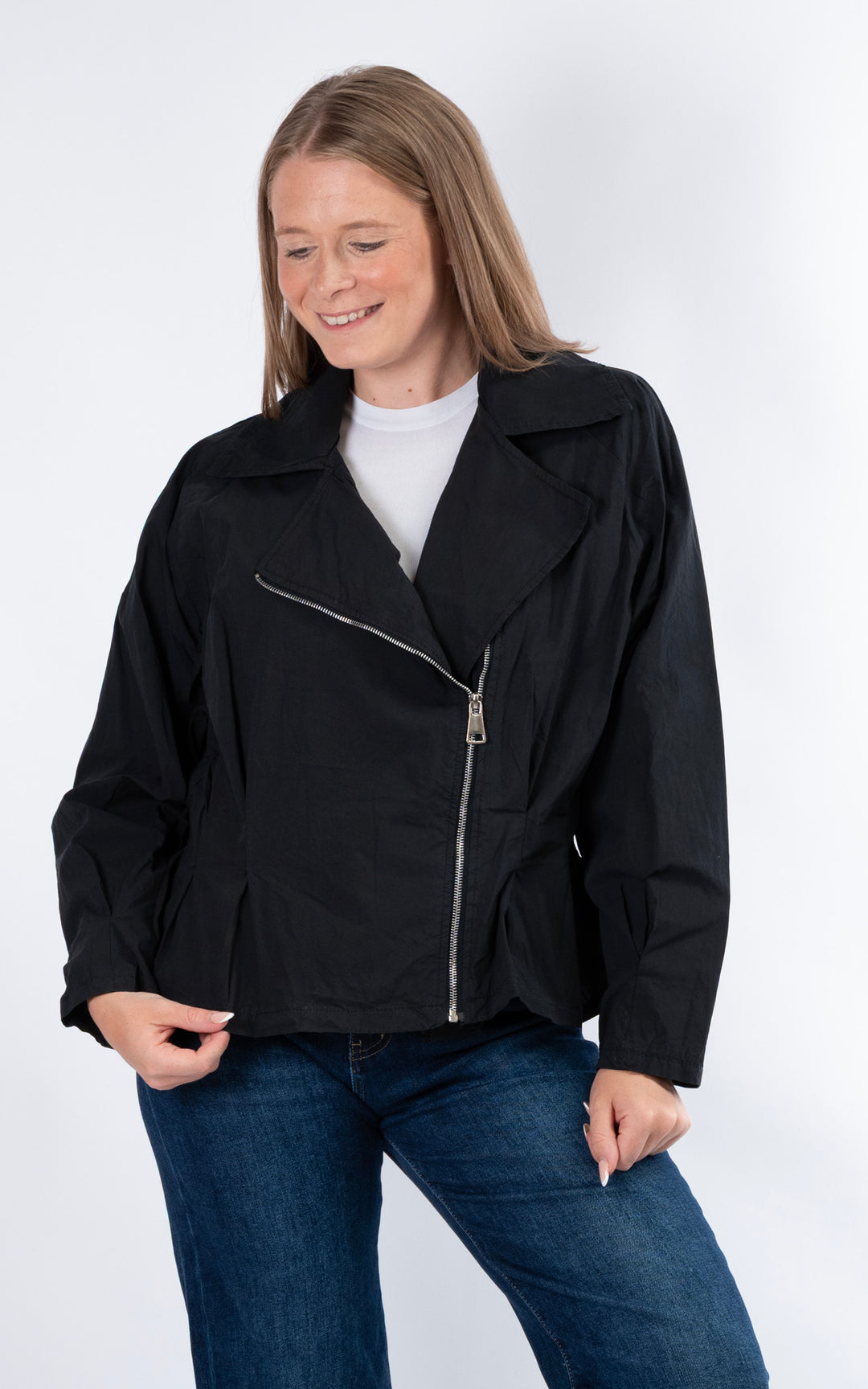 Sofi Light Zip Through Jacket | Black