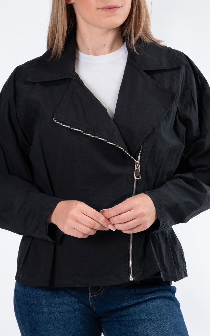 Sofi Light Zip Through Jacket | Black