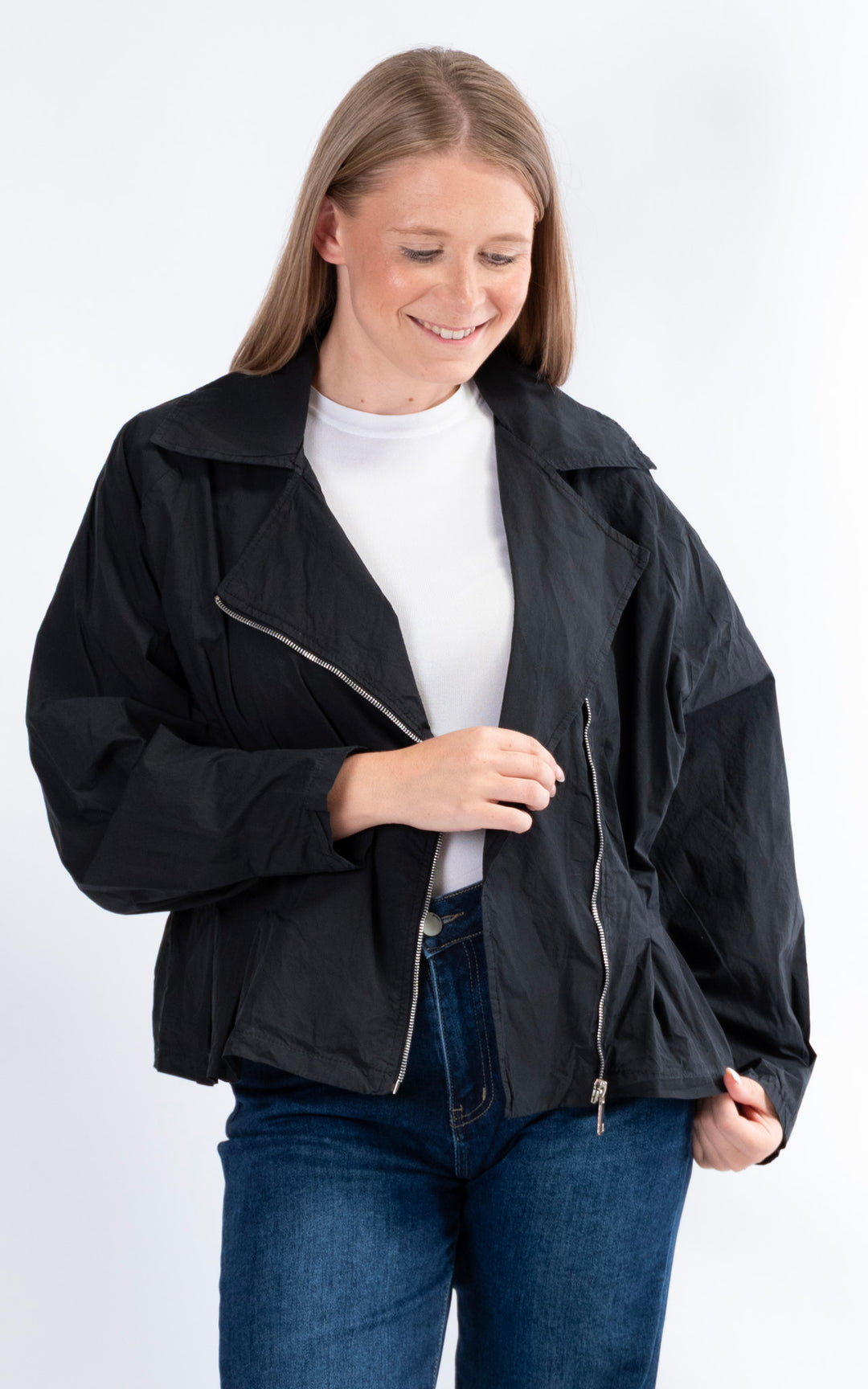 Sofi Light Zip Through Jacket | Black