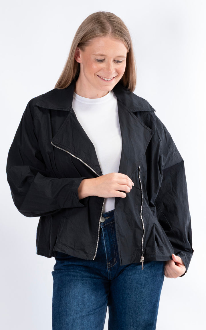 Sofi Light Zip Through Jacket | Black
