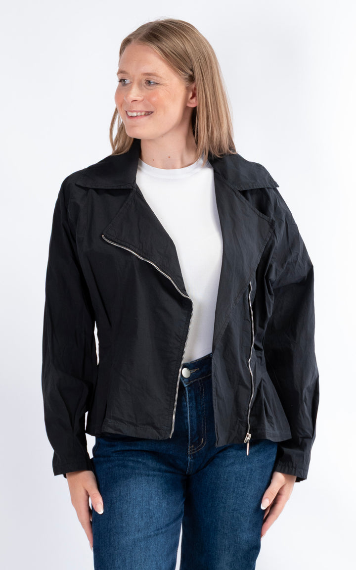 Sofi Light Zip Through Jacket | Black