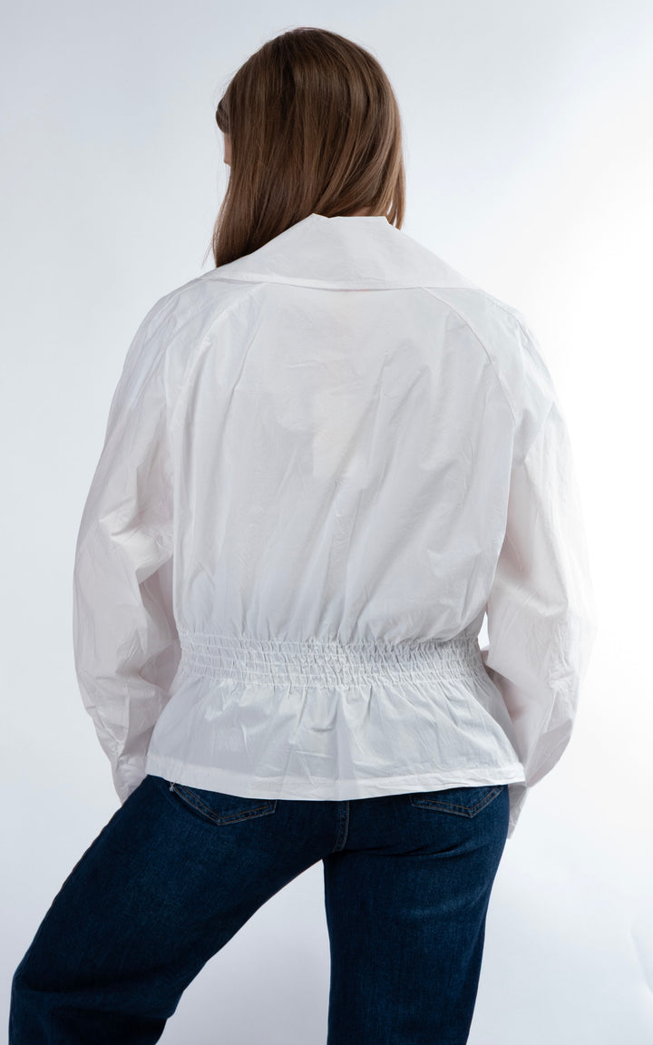 Sofi Light Zip Through Jacket | White