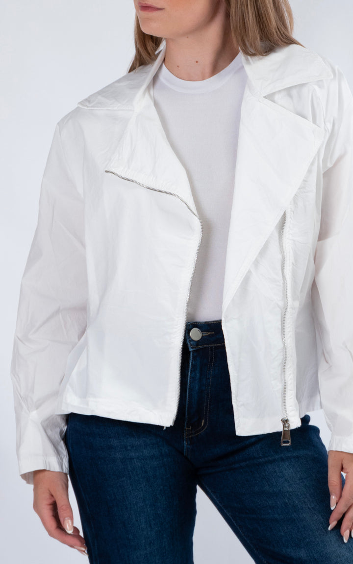 Sofi Light Zip Through Jacket | White