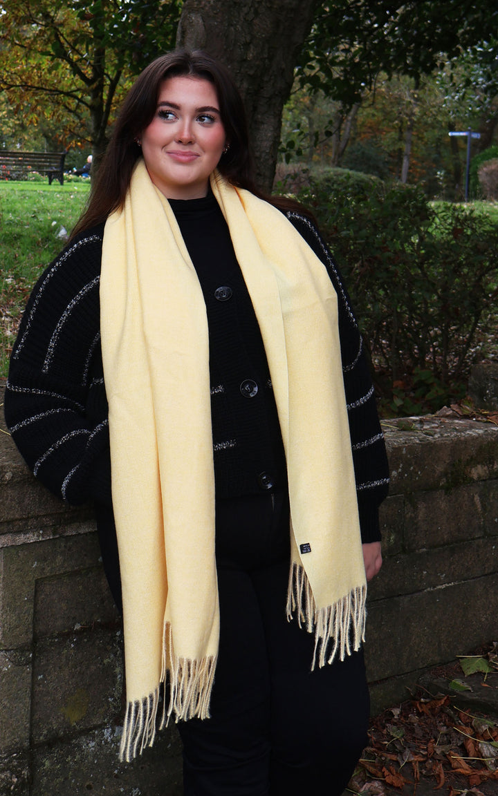 Soft Knit Scarf | Yellow