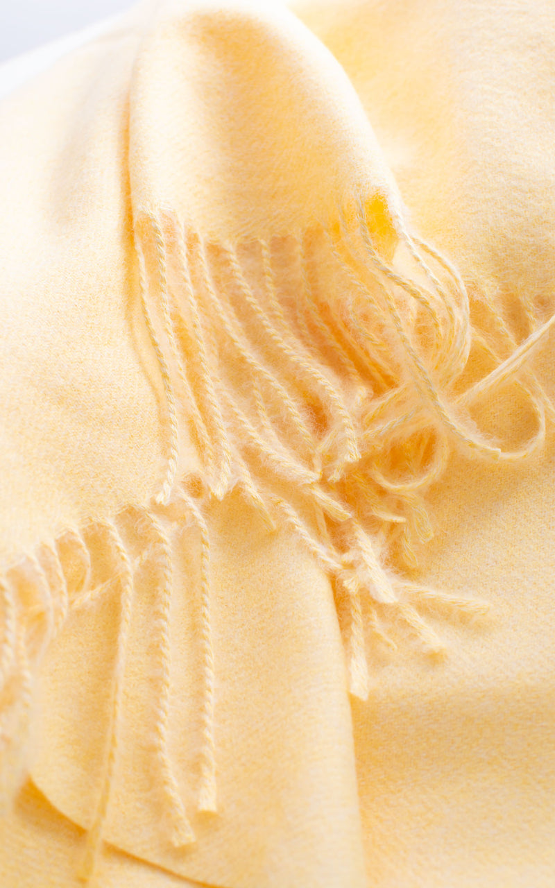 Soft Knit Scarf | Yellow