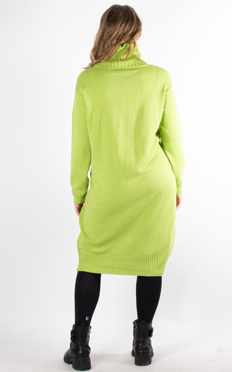 Sonia Cable Knit Dress | Green