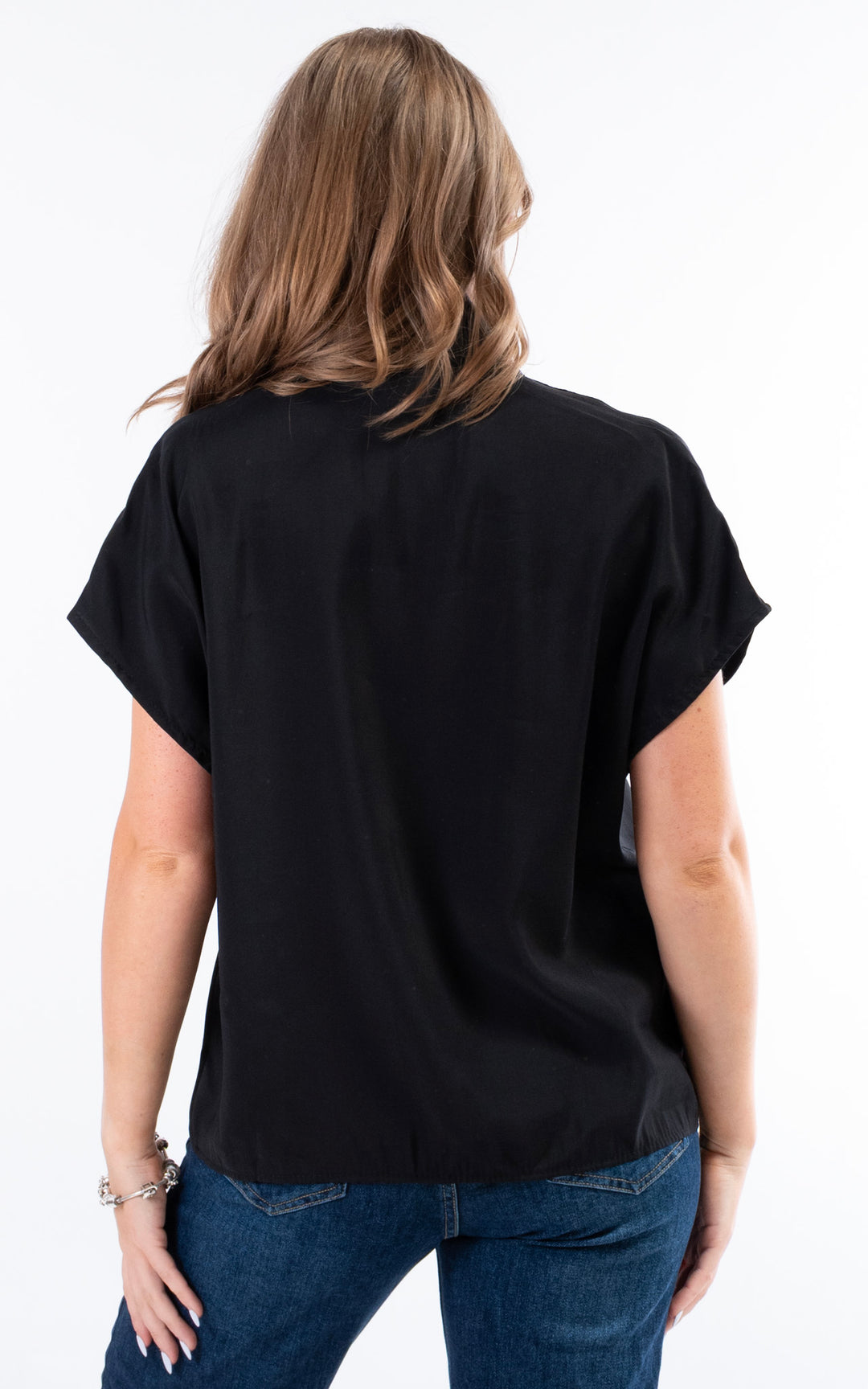 Sonoran V-Neck Top | Black