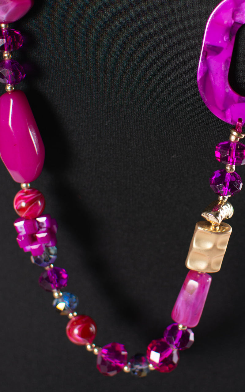 Sophie Necklace | Magenta