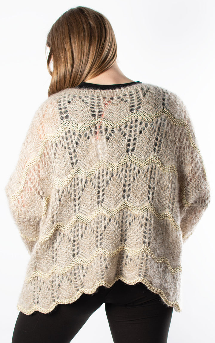 Sparkle Wave Knit | Mocha