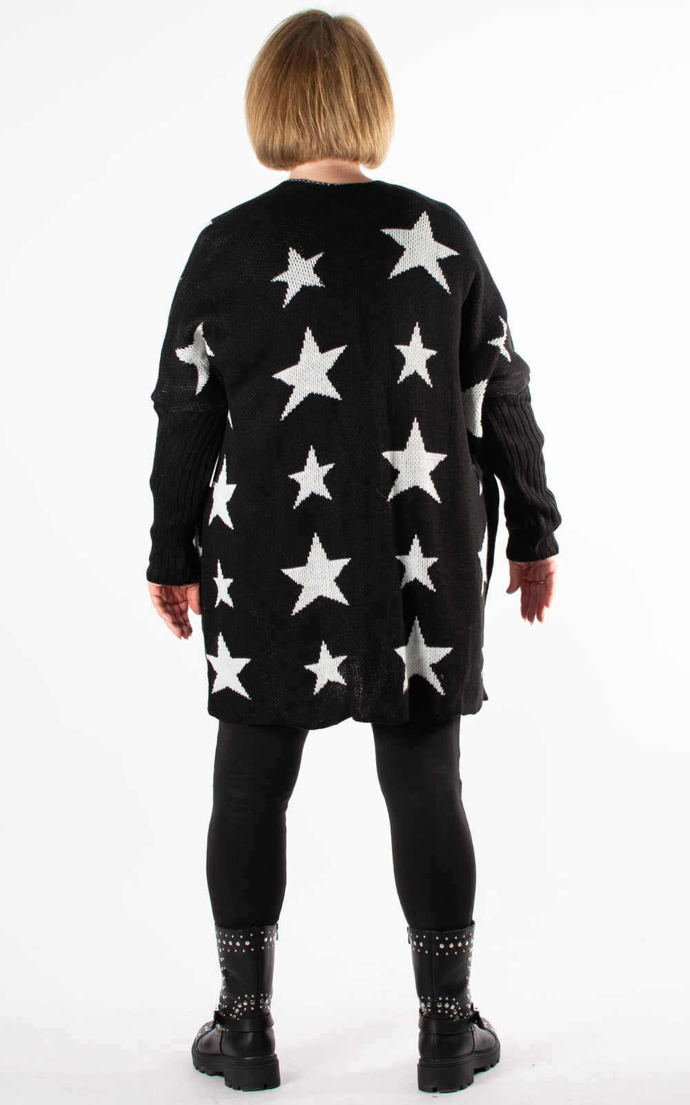 Star clearance print cardigan