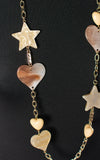 Stars & Hearts Necklace | Gold