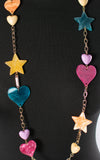 Stars & Hearts Necklace | Multicolour