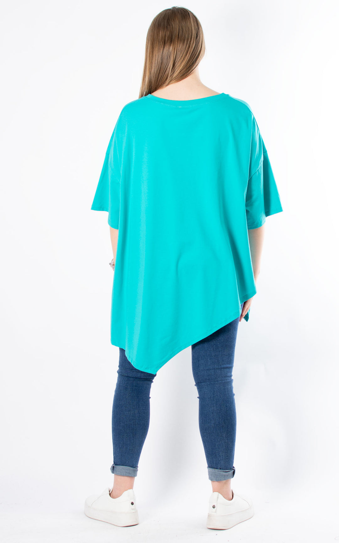 Sue Asymmetric Hem | Turquoise
