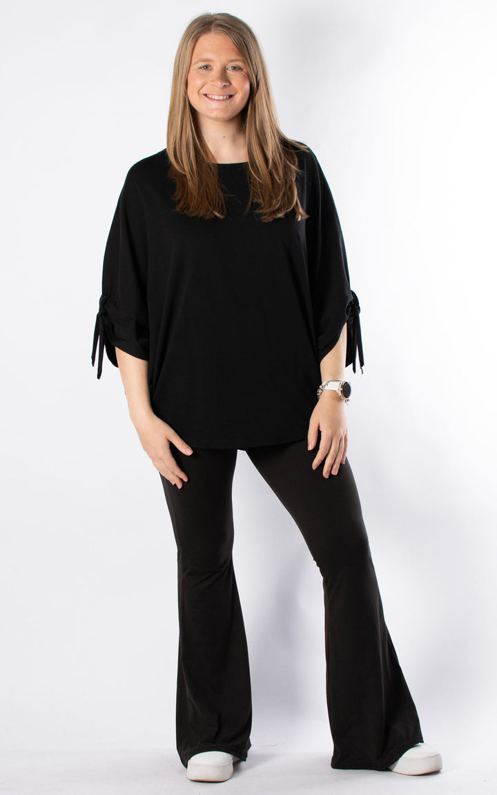 Sue Tie Knot Sleeve | Black