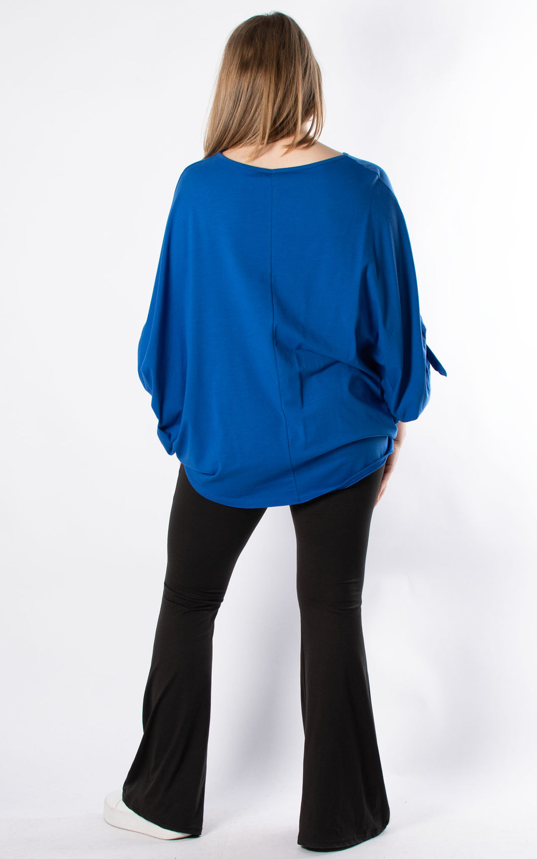 Sue Tie Knot Sleeve | Cobalt