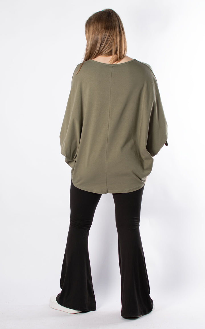 Sue Tie Knot Sleeve | Khaki
