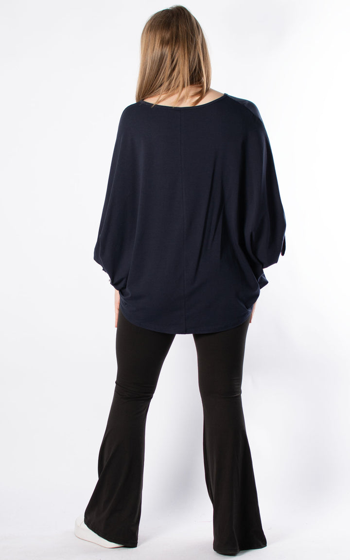 Sue Tie Knot Sleeve | Navy