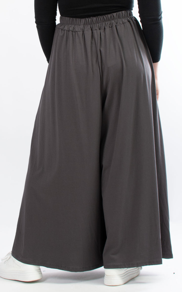 Sue Wide Leg Trousers | Charcoal