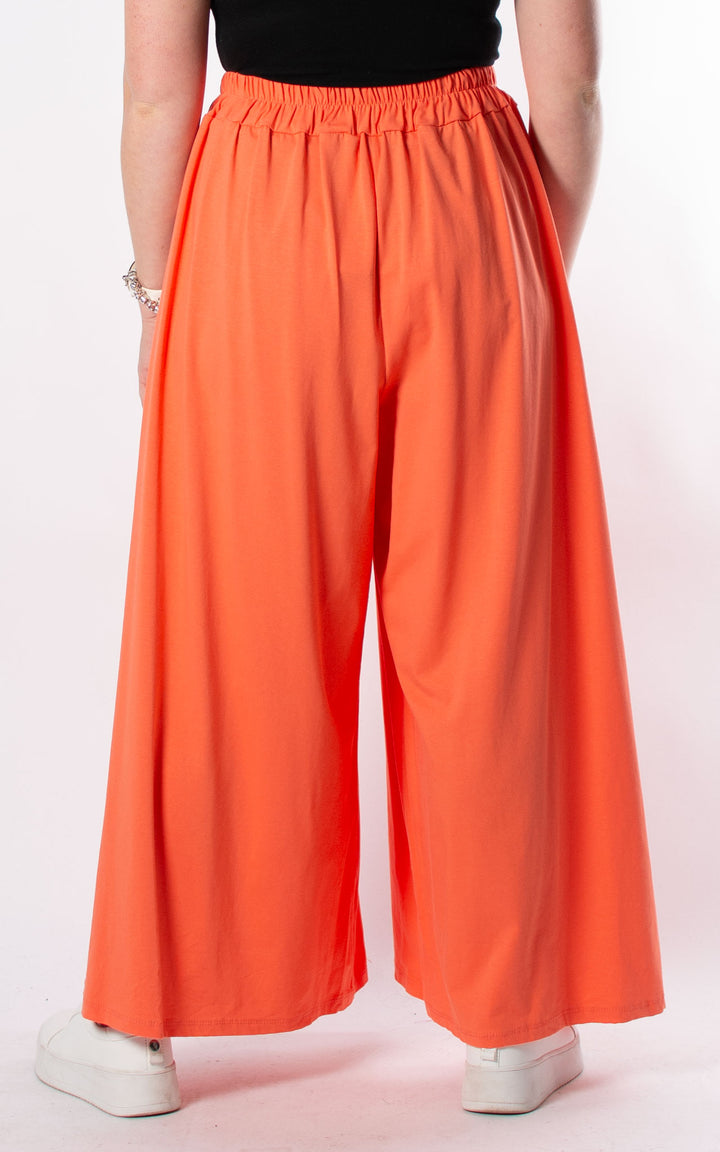 Sue Wide Leg Trousers | Coral