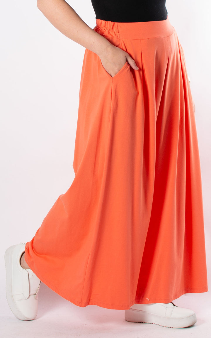 Sue Wide Leg Trousers | Coral