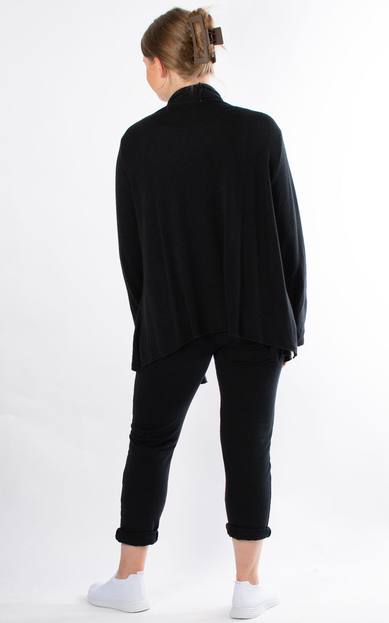 Susanna Soft Touch Cardigan | Black