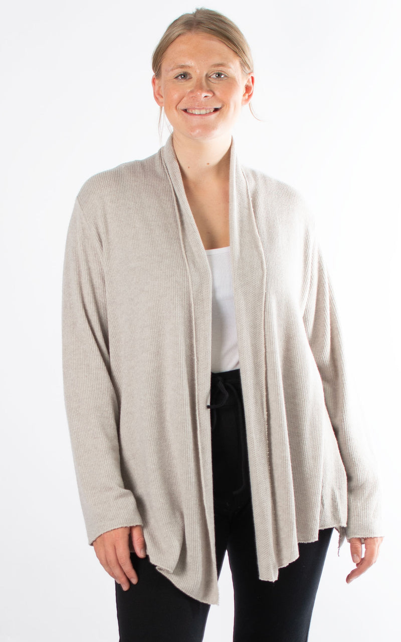 Susanna Soft Touch Cardigan | Stone