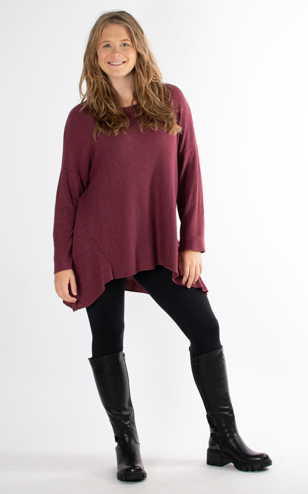 Susanna Soft Touch Top | Wine