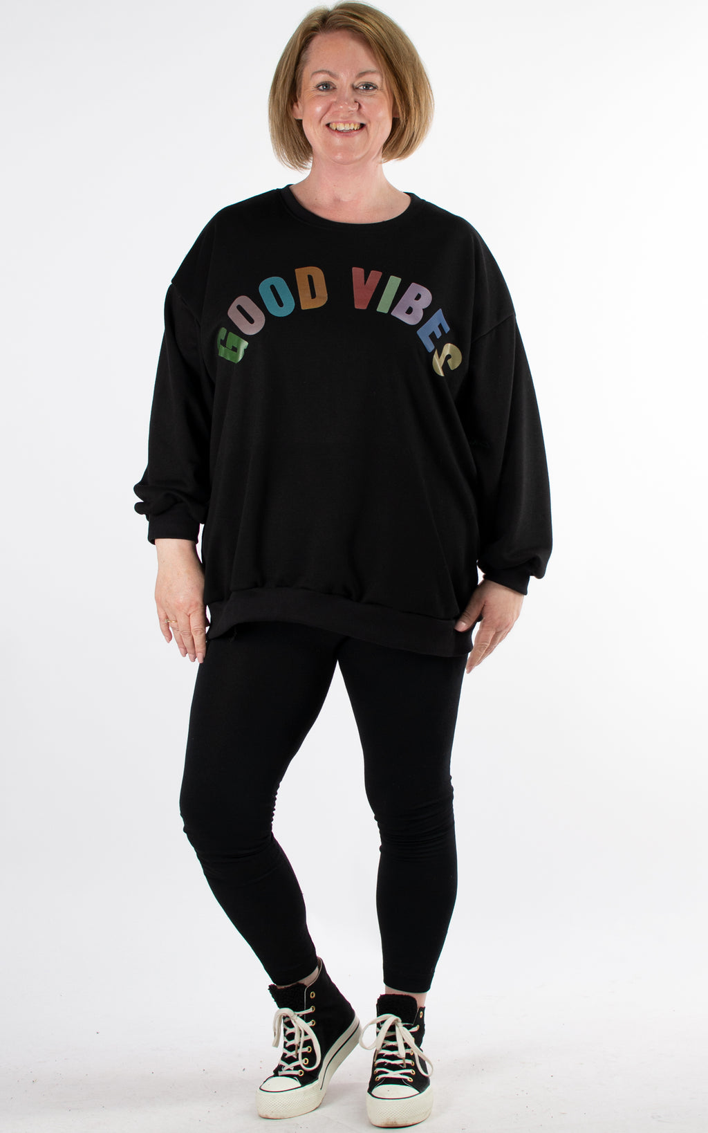 Sweat | Good Vibes | Black