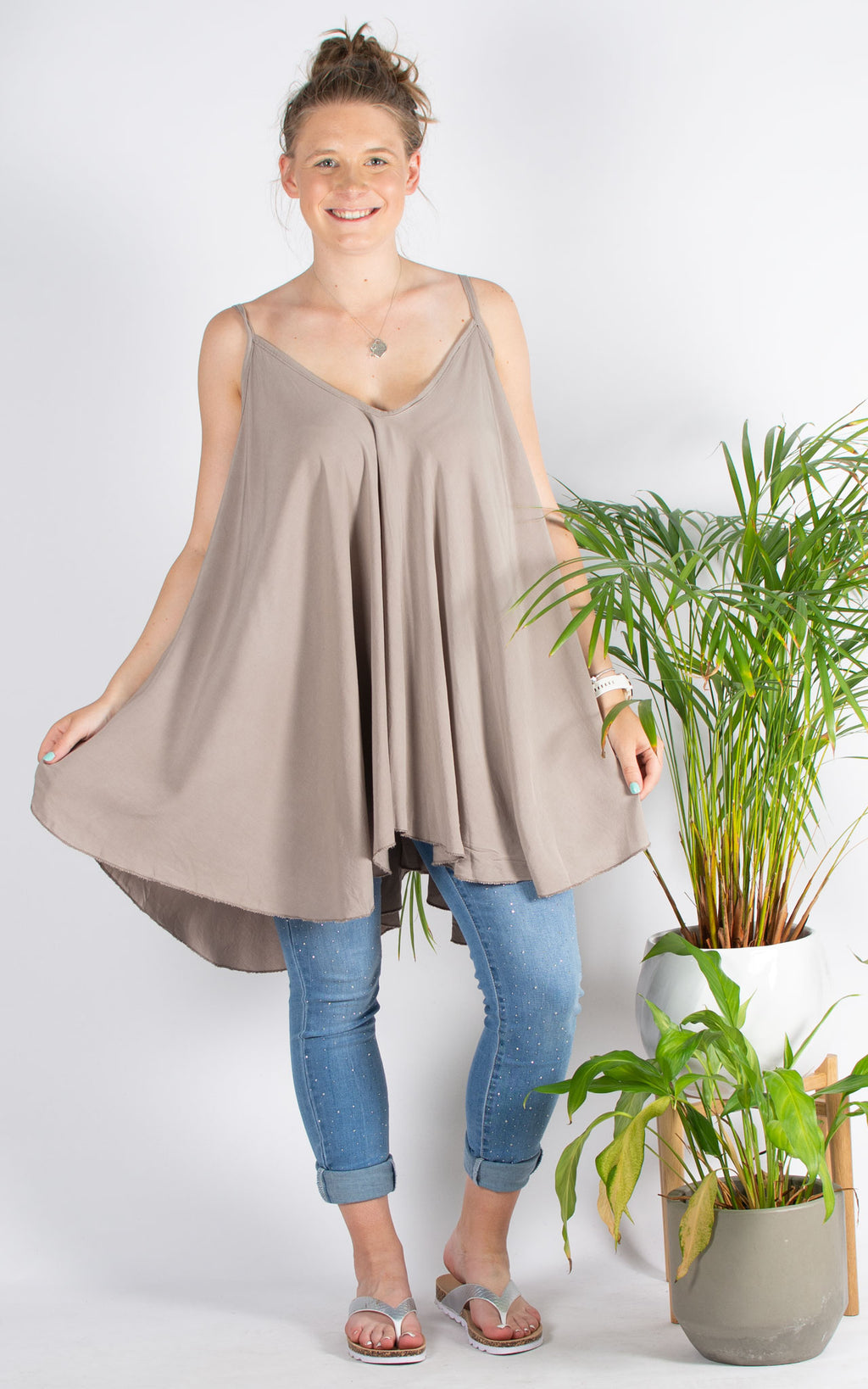 Swing Vest | Plain | Taupe